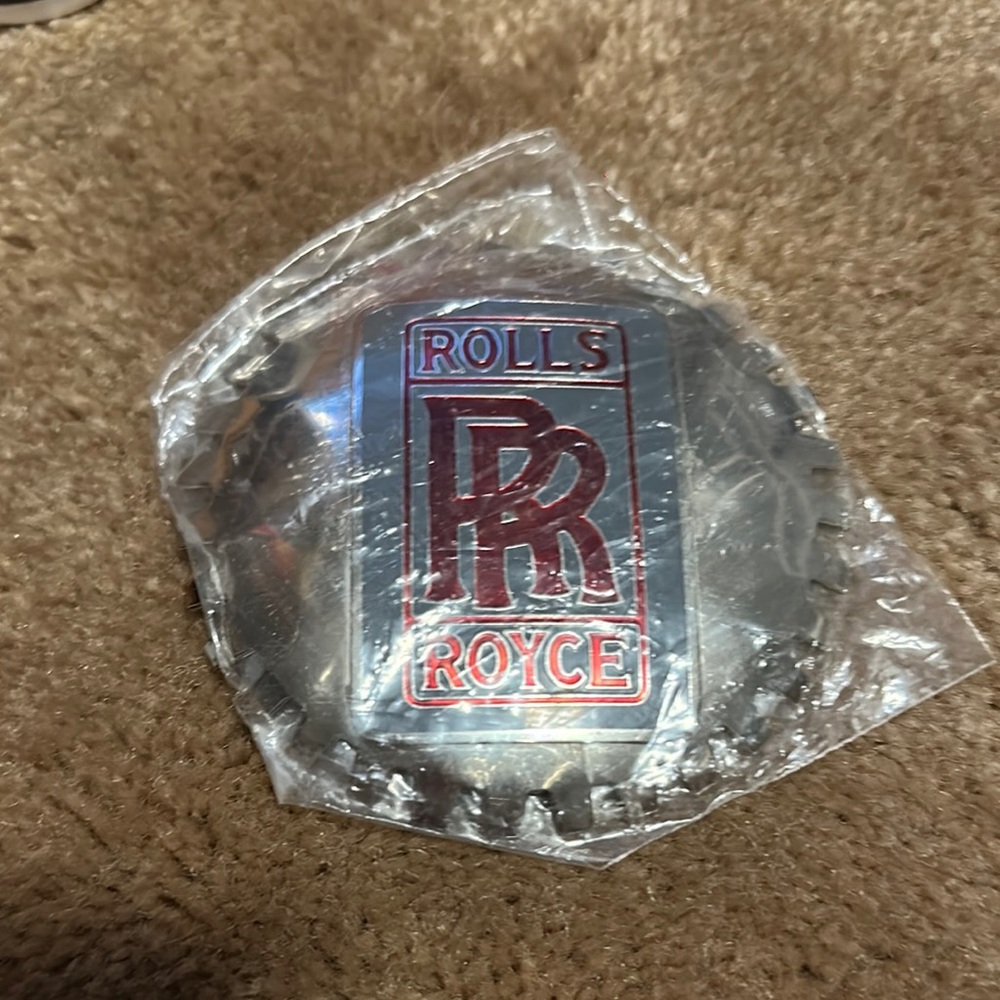 Rare Vintage Rolls Royce Hub Cap View 3
